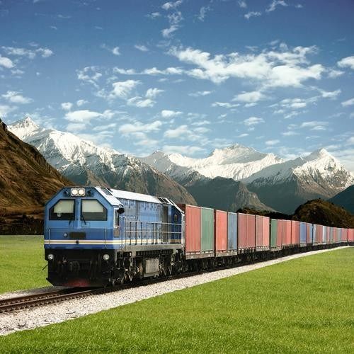 Tren que envía la línea ferroviaria de China al transporte internacional de mercancías por ferrocarril expreso de la ruta FCL de Europa o de LCL