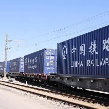 Tren que envía la línea ferroviaria de China al transporte internacional de mercancías por ferrocarril expreso de la ruta FCL de Europa o de LCL
